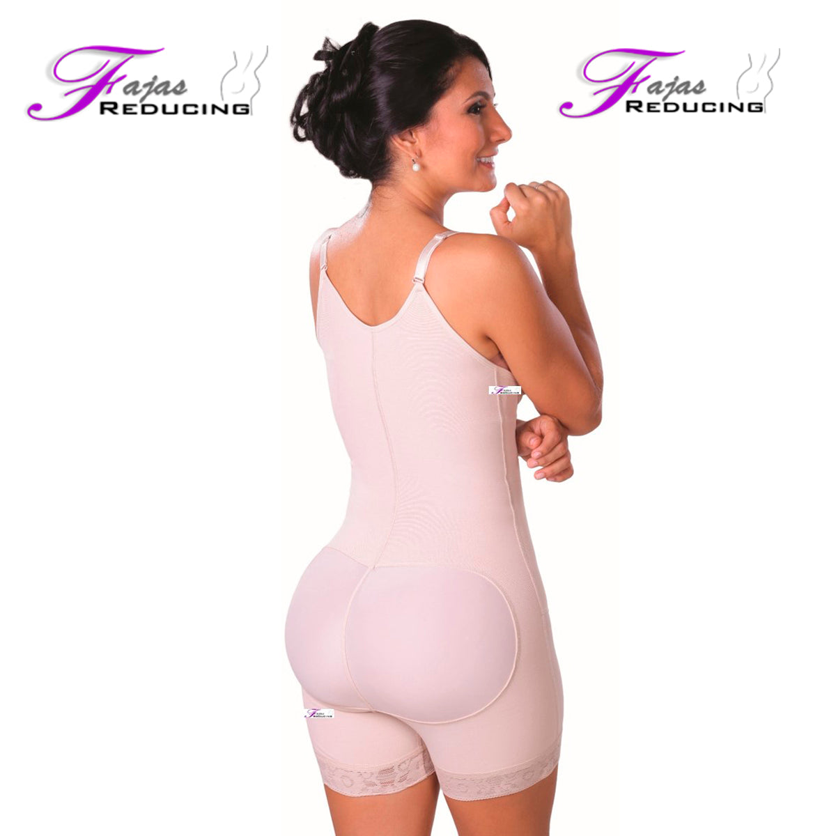 Colombian Body Shaper with bra and hooks - Faja Colombiana con sujetador y  broches