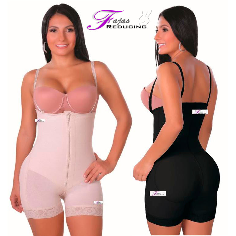 Colombian Short and Strapless Body Shaper - Faja reductora short y