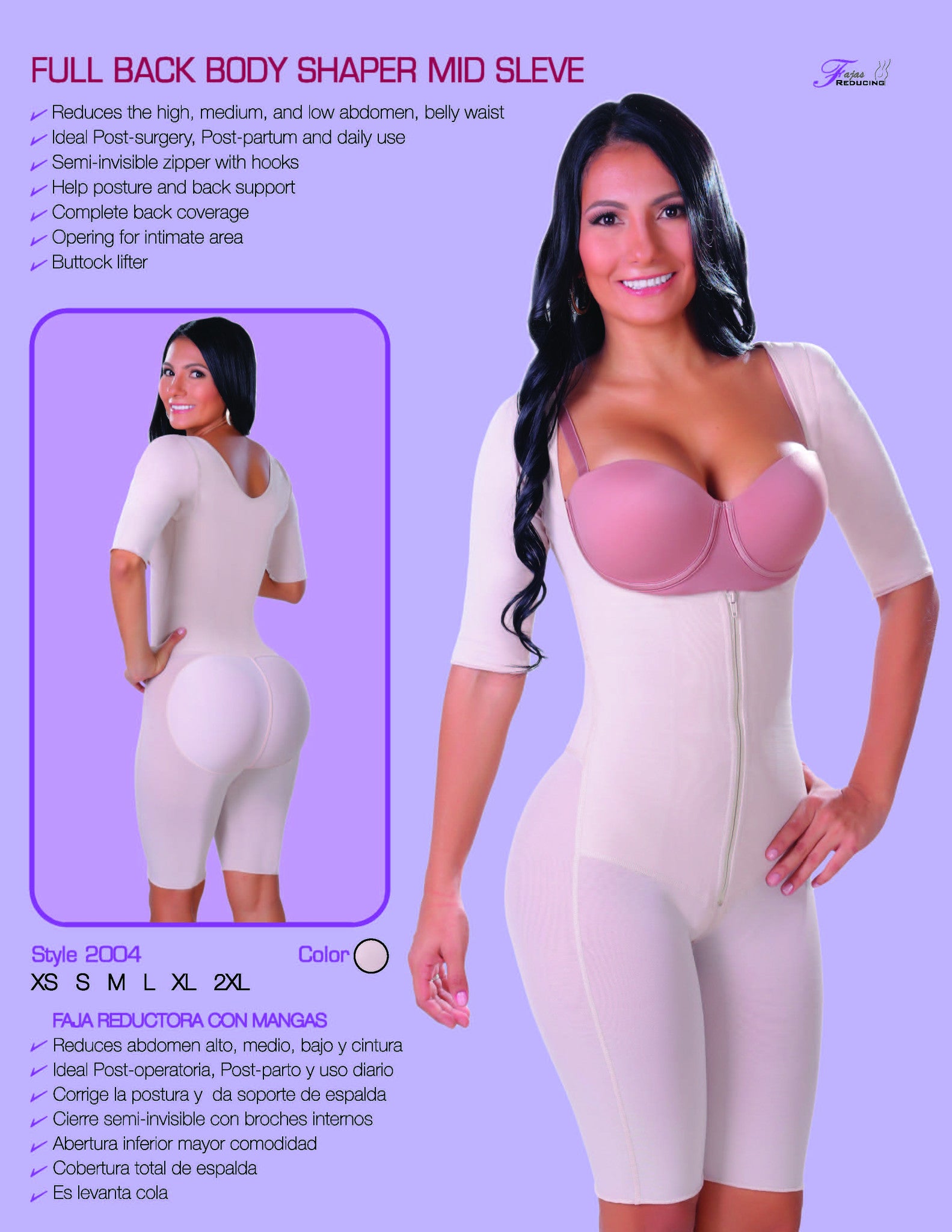 Fajas Reductoras Colombianas Body Shaper Sculptural All Body 1024