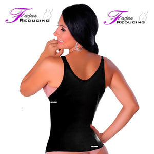 Latex Vest Waist Trainer Slimming Cincher Chaleco Fajas Reductoras  (X-Large) Black at  Women's Clothing store